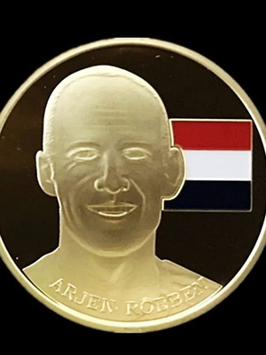 Νόμισμα Arjen Robben καινούργιο με προστατευτική κάψουλα