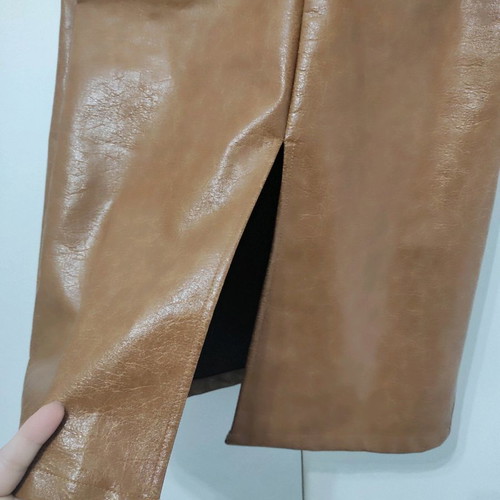 Leather skirt midi small - medium new with tag
