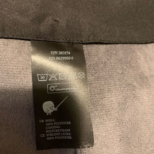 Monki black wrap skirt made of faux leather new, size small