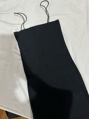 Mini black ribbed dress Zara like new, worn few times