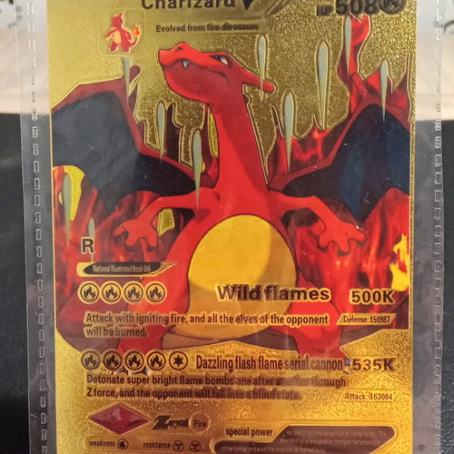 Pokemon card Charizard V gold new -  100,00 - Vendora.cy