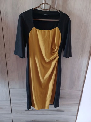 Gianni Rodini dress like new, black and gold, size XXL