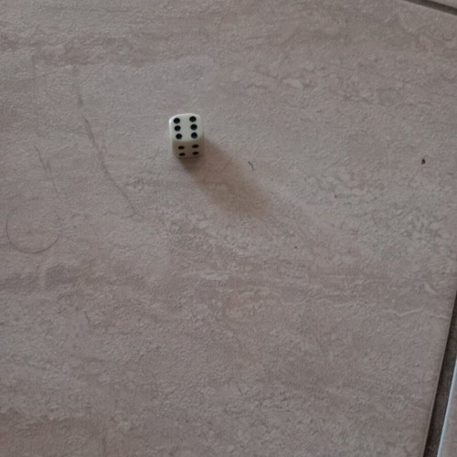 Dice like new, plastic