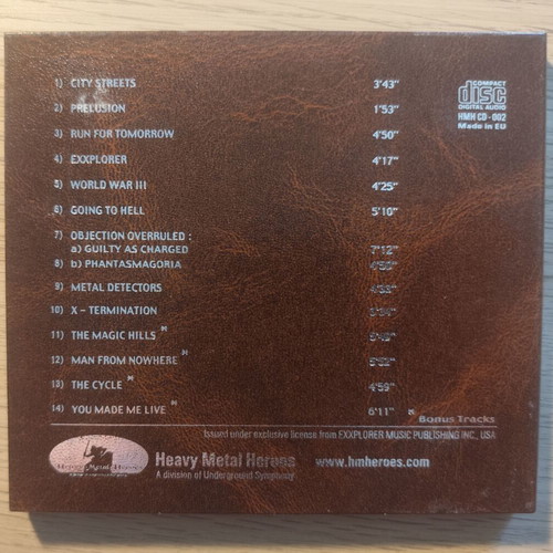 Exxplorer Symphonies Of Steel CD digipak reissue 2002 mint condition