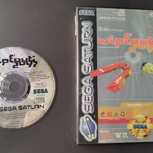 Sega Saturn Wipeout 2097 used, works normally