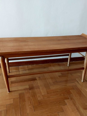 Mid-century oak coffee table