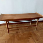 Mid-century oak coffee table