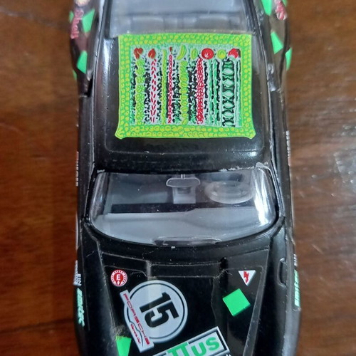 Metal model Porsche Carrera 911 racing car used 1:43 scale Burago