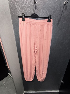Coral Pink Jogger Pants new, elastic waist, sizes S to L