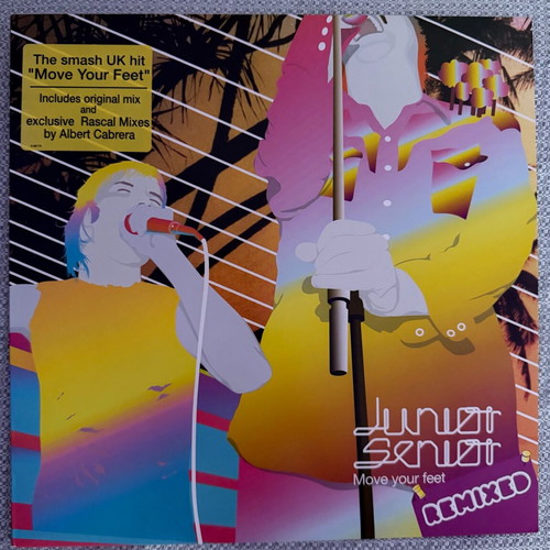 Junior Senior Move Your Feet remixed vinyl used