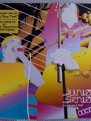 Junior Senior Move Your Feet remixed βινύλιο μεταχειρισμένο
