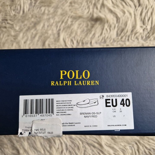 Polo Ralph Lauren slippers new, size 40, blue