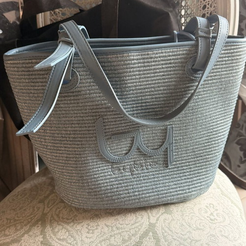 By Byblos Shopper Tote Sky Blue new shoulder bag