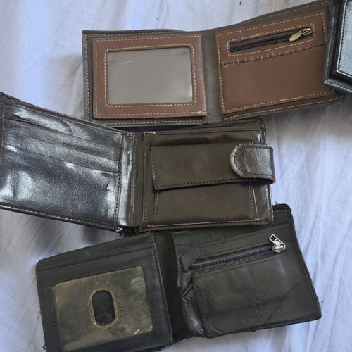 Men's wallets, set of 6, 3 new