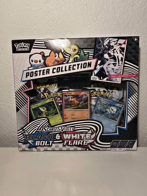 Pokémon TCG Scarlet & Violet Black Bolt & White Flare Unova Poster Collection καινούργιο