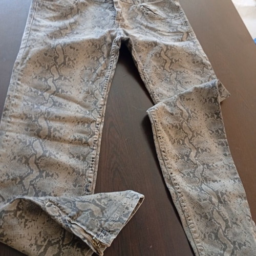 Pull&Bear Elastic Pants used, size XL 42, gray and beige