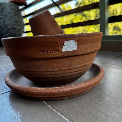 Terracotta flowerpots like new, various sizes