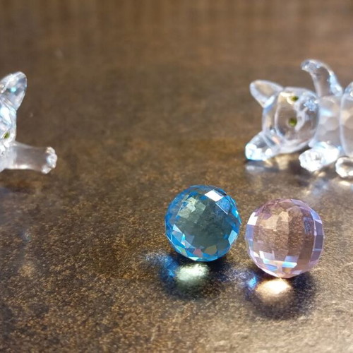 Swarovski kittens new, collectible figurine set