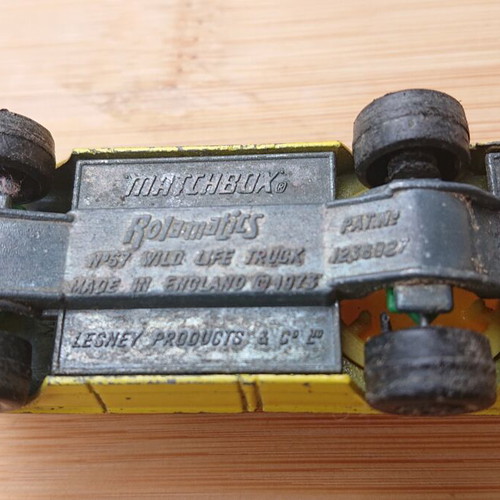 Matchbox Lesney Rola-Matics No. 57 Wild Life Ford Ranger Truck yellow used