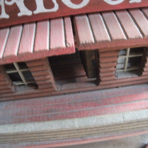 Wooden Western Saloon used, 1970s vintage