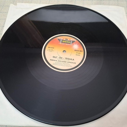 Ole'-Oh Tequila 12' vinyl record used, electronic