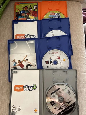 Eye Toy PlayStation 2 PS2 bundle used with manuals and boxes
