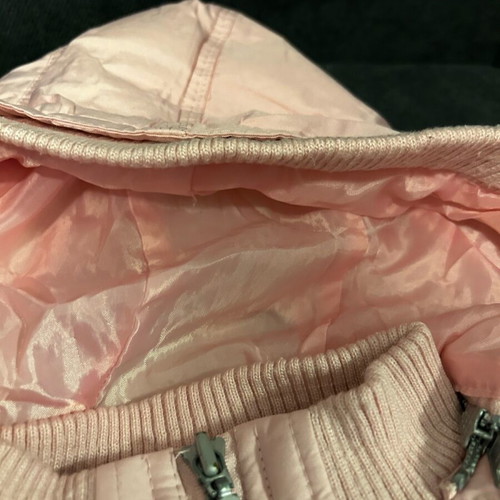 George pink jacket used, 5-6 years, 120-116 cm with hood