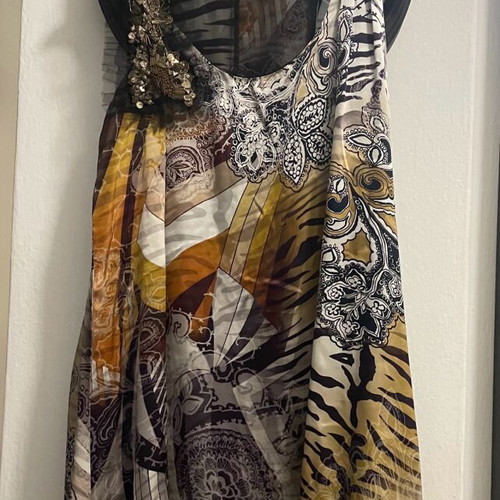 Toi&Moi dress like new, silk with inner tulle lining