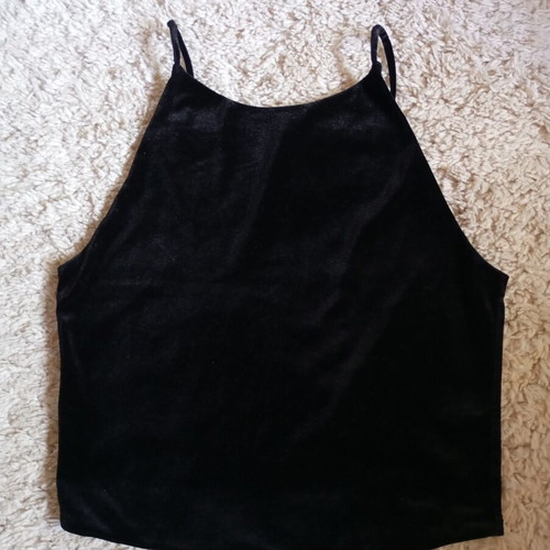 Velvet top Stradivarius medium black like new