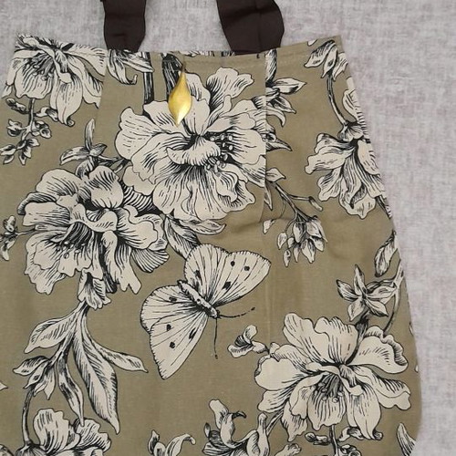 Summer bag large made of Italian fabric