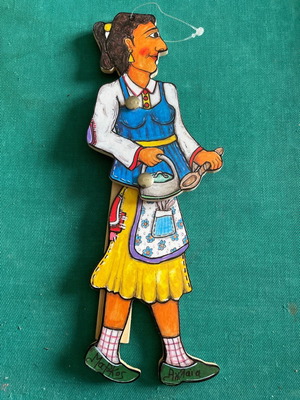 Karagiozis figures, pack of 5 authentic characters
