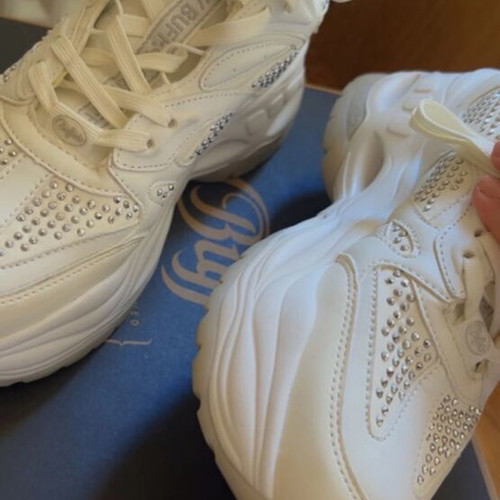 Buffalo white sneakers new, size 38