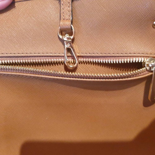 Michael Kors tote bag with wallet used, brown