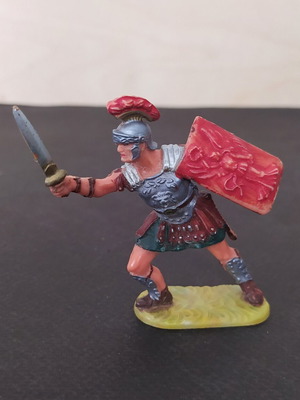 Elastolin Roman Officer Figure 7cm used, 1970s