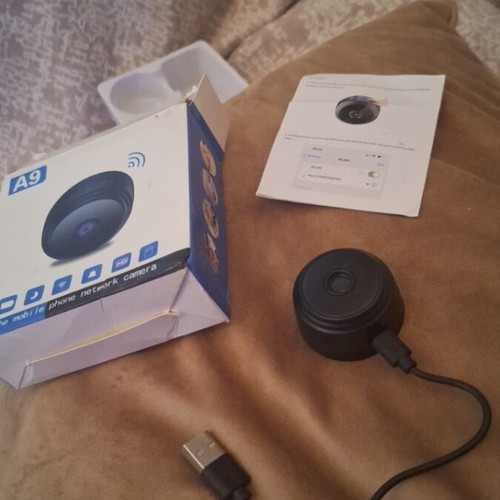 IP Battery Camera HD like new, WiFi connection, microSD card