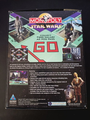 Monopoly Star Wars Big Box PC used, box only