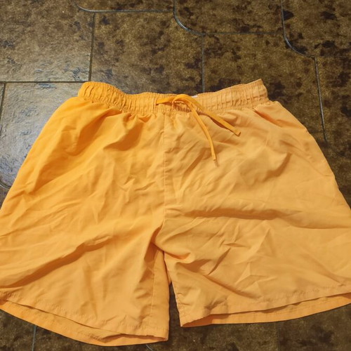 H&M swim shorts set of 2 like new, blue and orange, age 14+