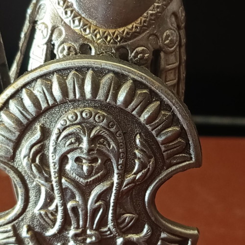 Διακοσμητική πανοπλία αρχαίου Έλληνα οπλίτη με σπαθί και ασπίδα σαν καινούργιο