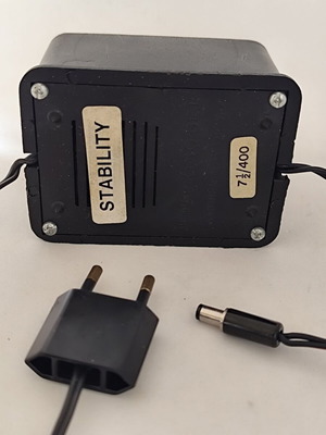 Vintage σταθεροποιημένο τροφοδοτικό Stability 7.5V 400mA σαν καινούργιο