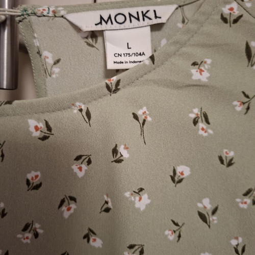 Midi φόρεμα Monki σαν καινούργιο, χρώμα μέντας, μέγεθος L