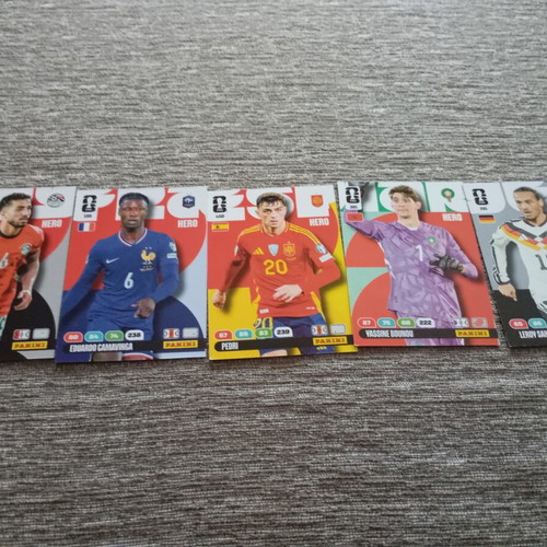 Panini FIFA World Cup 2026 Adrenalyn XL card set, 23 Heroes & Contenders