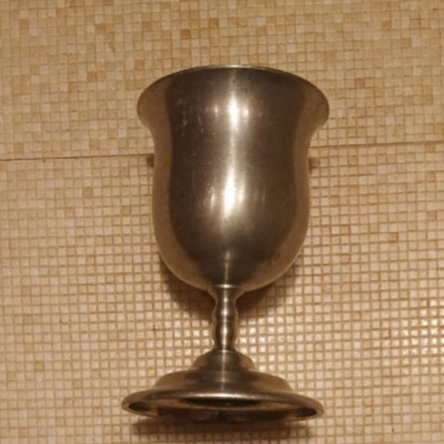 Georg Nilsson cup used with hand engraving and Barnett Henry Abrahams mark