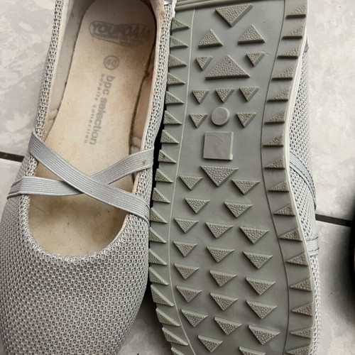 Women's shoes size 40 like new, gray