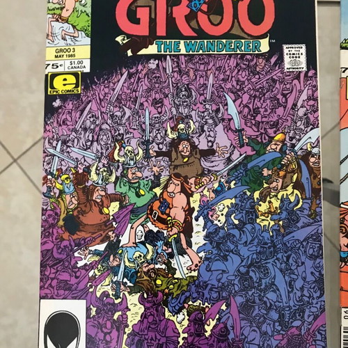 Groo The Wanderer set of 9 comics like new, 1985, Marvel
