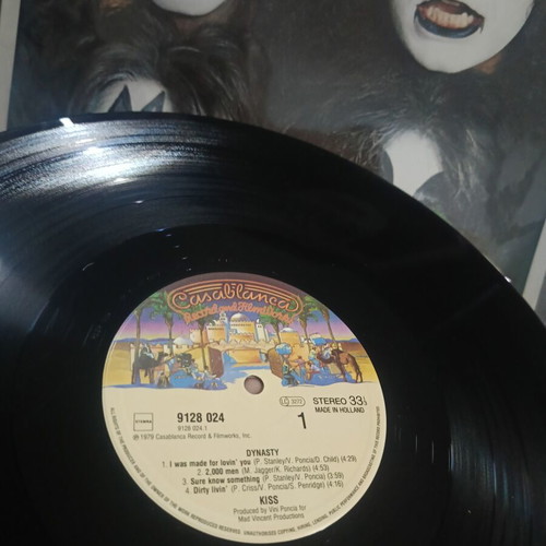 KISS Dynasty LP original 1979 Holland edition like new