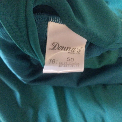 Donna women's one-piece swimsuit like new with crisscross back design