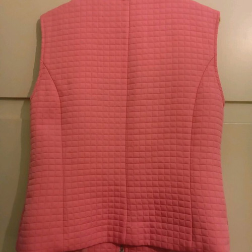 London Fog pink quilted vest medium like new