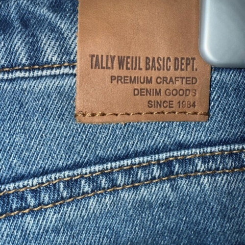 Tally Weijl blue jeans used with knee rips size M 38 10