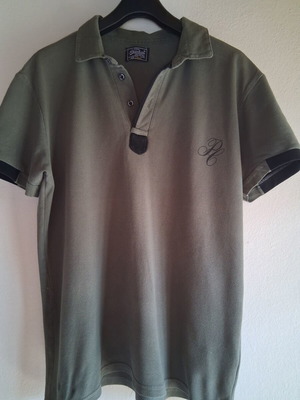 Short-sleeve shirt in khaki, size L, like new