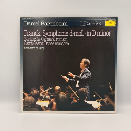 Franck Symphonie D-moll vinyl used, Berlioz Le Carnaval Romain, Saint-Saens Danse Macabre